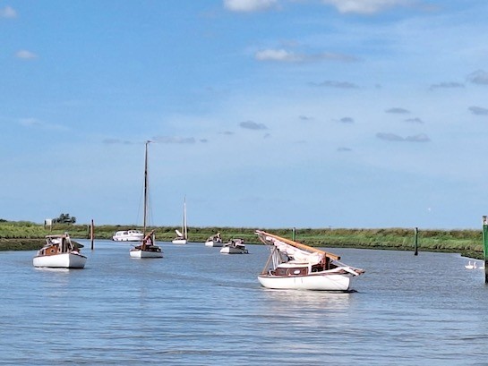 3 Crews crossing Breydon